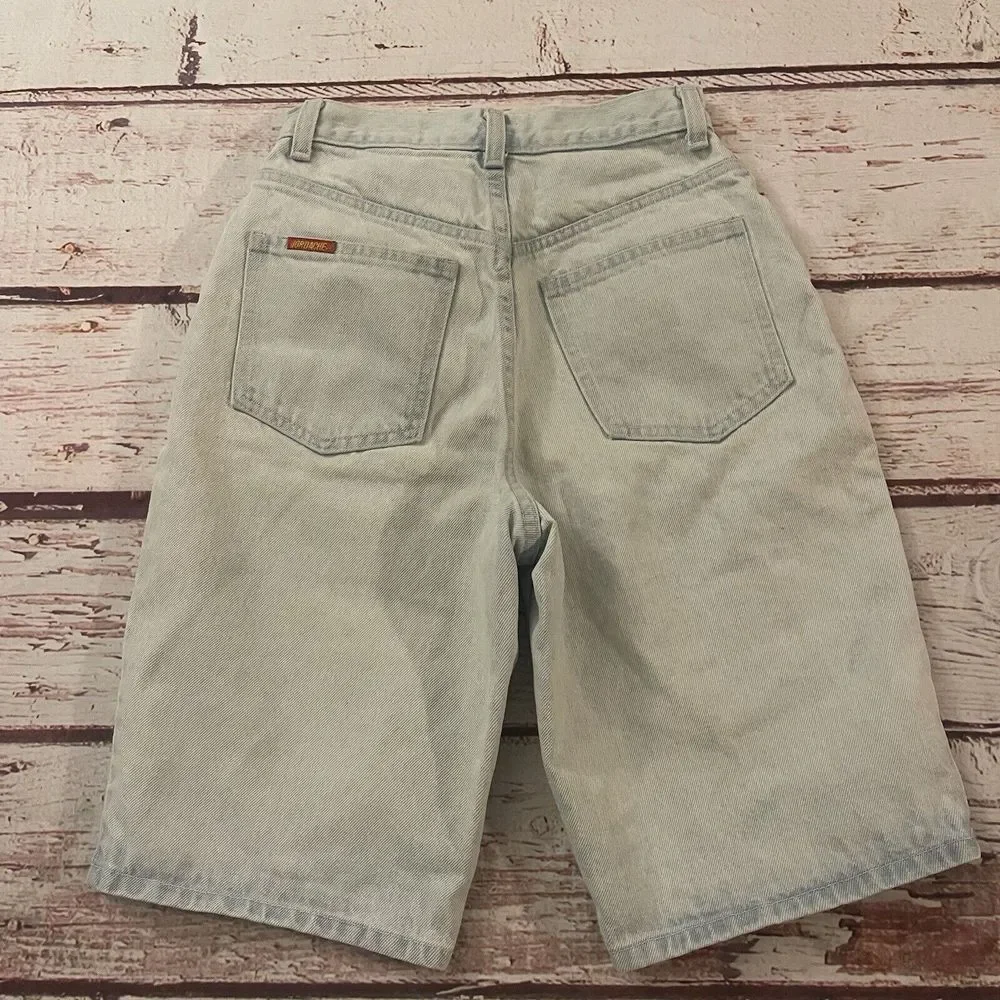 Vintage Jordache Jean‎ Stone Shorts Size 5 Made In USA Womens